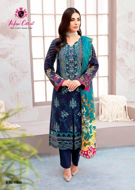 Nafisa Safina Vol-11 – Karachi Dress Material - Wholesale Catalog