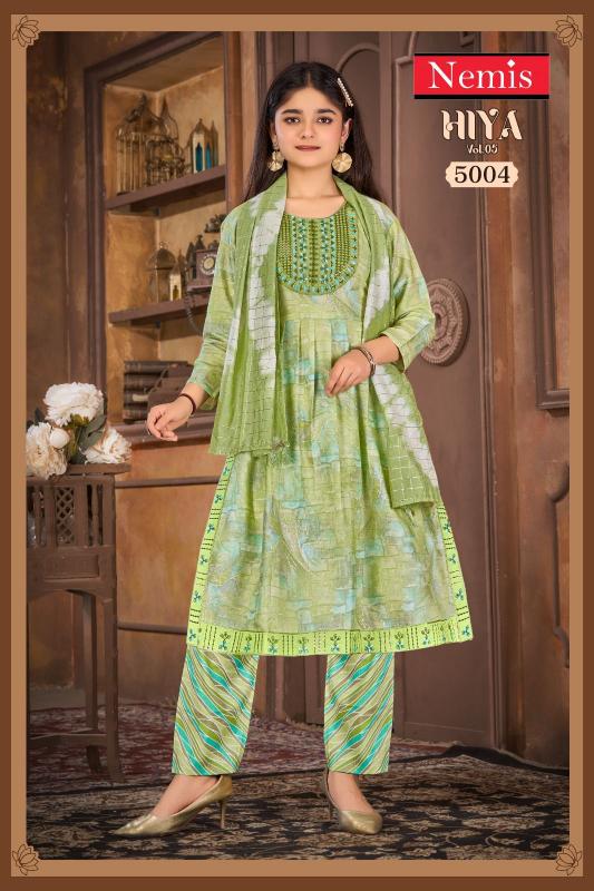 Nemis Hiya Vol 5 Catalog Nyra Cut Kurti Wholesale 