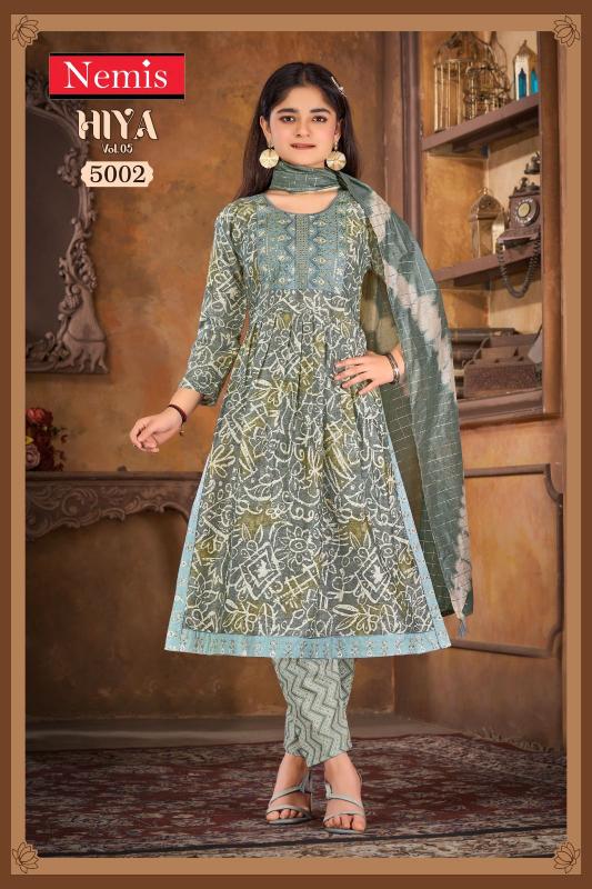 Nemis Hiya Vol 5 Catalog Nyra Cut Kurti Wholesale 