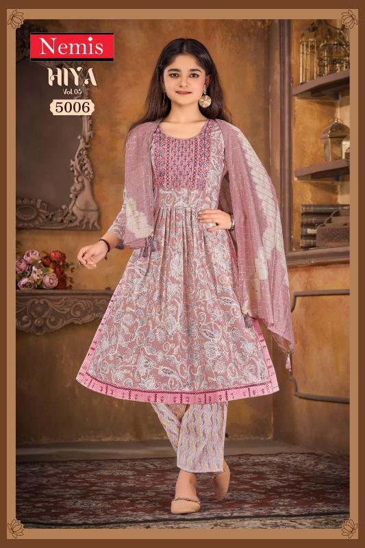 Nemis Hiya Vol 5 Catalog Nyra Cut Kurti Wholesale 