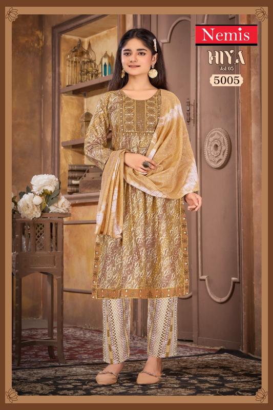 Nemis Hiya Vol 5 Catalog Nyra Cut Kurti Wholesale 