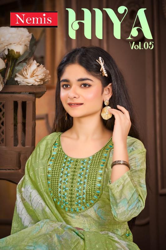 Nemis Hiya Vol 5 Catalog Nyra Cut Kurti Wholesale 