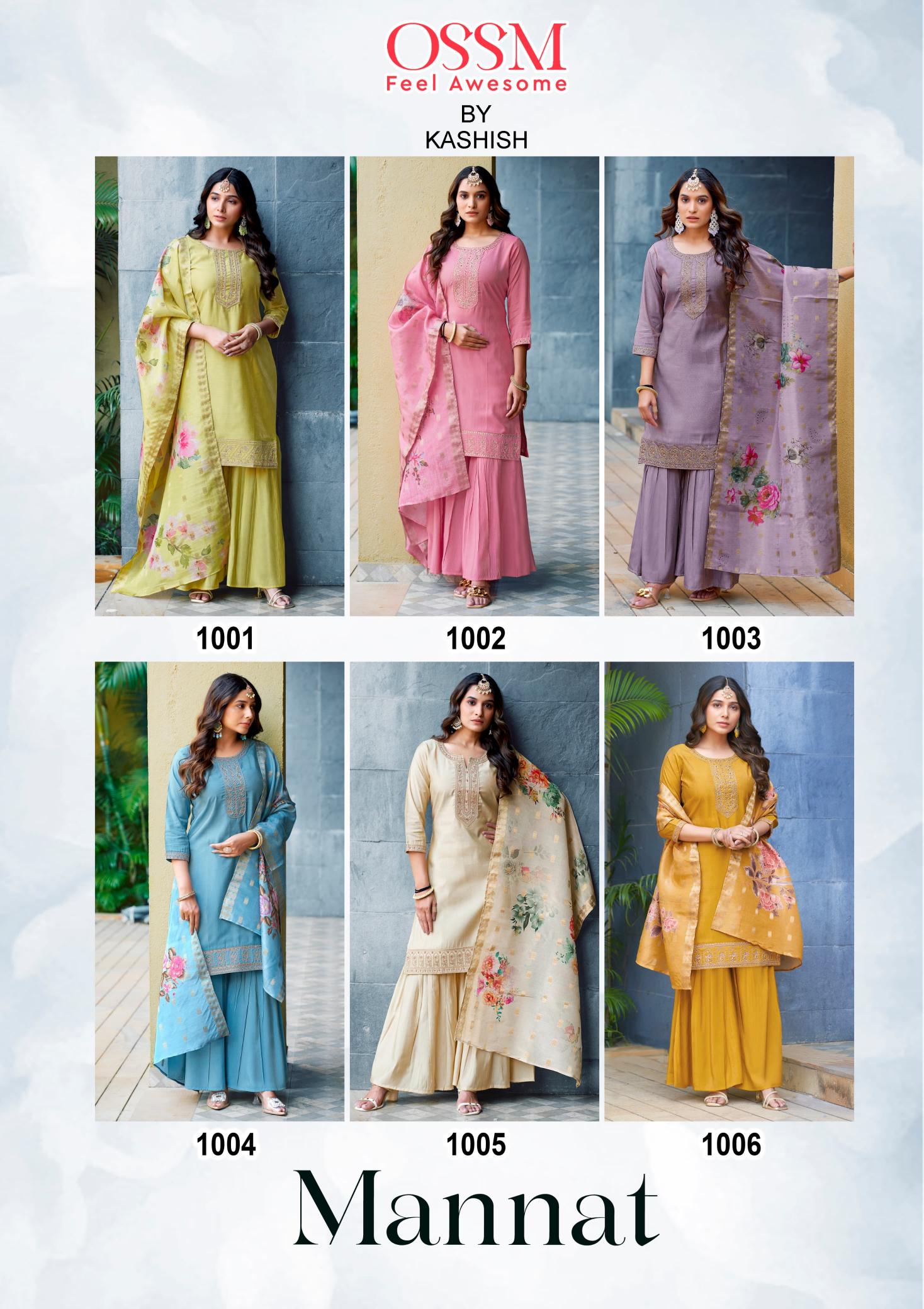 Ossm Mannat Sharrara Vol 1 Catalog kurties manufacturer in surat