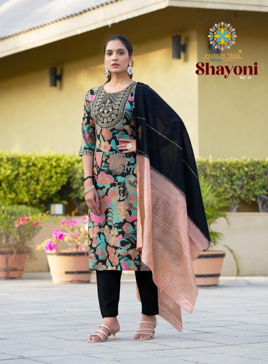 Passion Tree Shayoni Vol 1 highlow slit kurti trendy online india