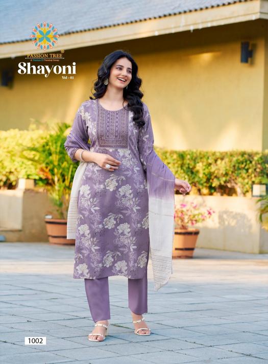 Passion Tree Shayoni Vol 1 highlow slit kurti trendy online india