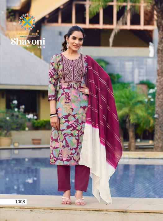 Passion Tree Shayoni Vol 1 highlow slit kurti trendy online india