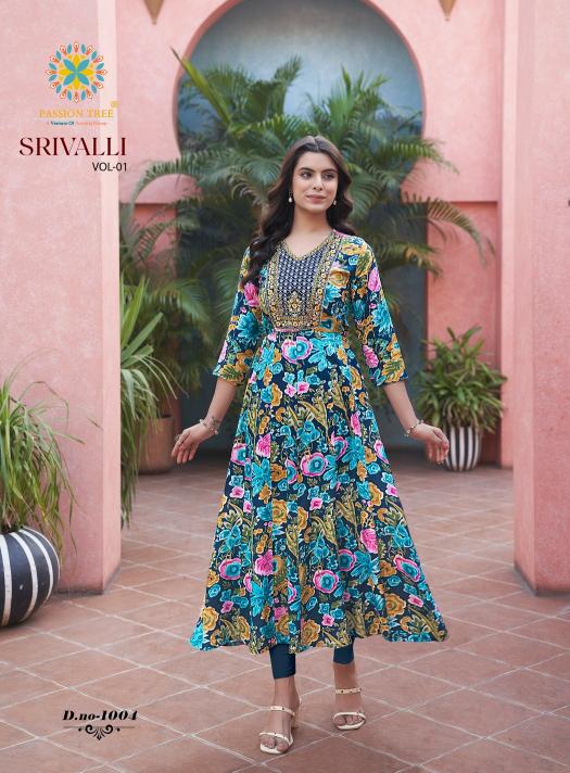 Passion Tree Srivalli Vol 1 wholesale designer kurtis Gown online