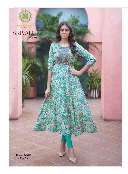 Passion Tree Srivalli Vol 1 wholesale designer kurtis Gown online