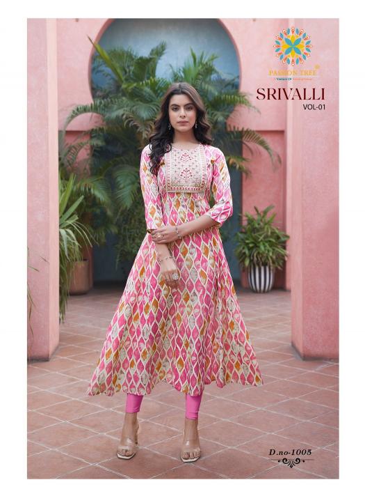 Passion Tree Srivalli Vol 1 wholesale designer kurtis Gown online