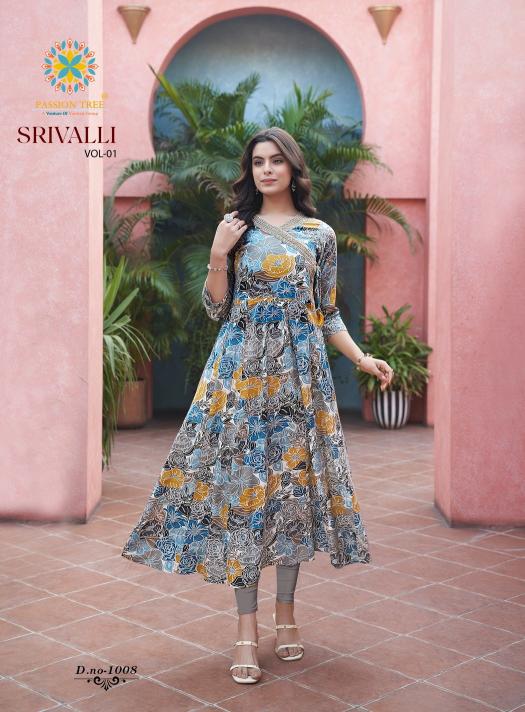 Passion Tree Srivalli Vol 1 wholesale designer kurtis Gown online