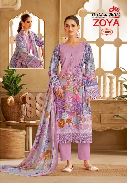 Patidar Zoya Vol-01 – Dress Material - Wholesale Catalog