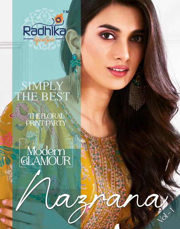 Radhika Lifestyle Nazrana catalog wholesale kurtis surat online