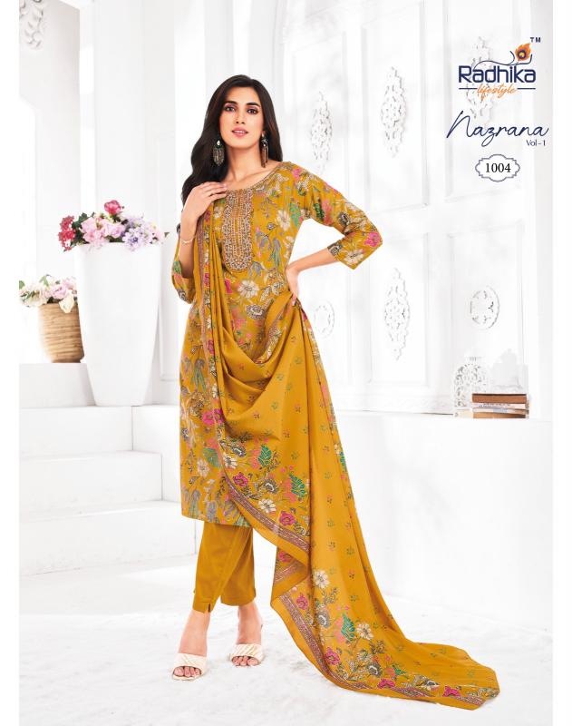 Radhika Lifestyle Nazrana catalog wholesale kurtis surat online