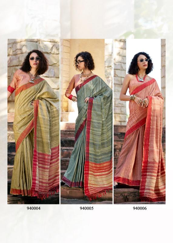 Rajpath Redbull Handloom Fancy Saree brand in india