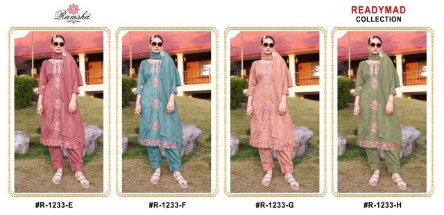 Ramsha R 1233 E To H Ready Made wholesalers of pakistani suits in pakistan