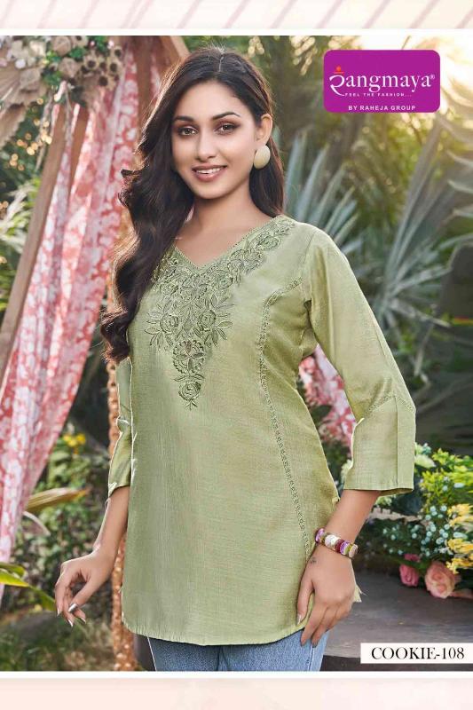 Rangmaya Cookie Catalog kurti tops amazon india