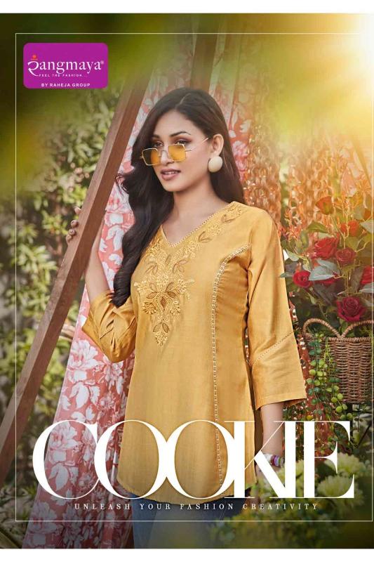 Rangmaya Cookie Catalog kurti tops amazon india