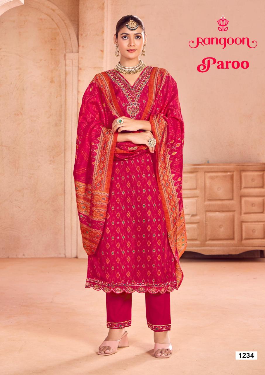 Rangoon Paroo Catalog best wholesale kurtis in india