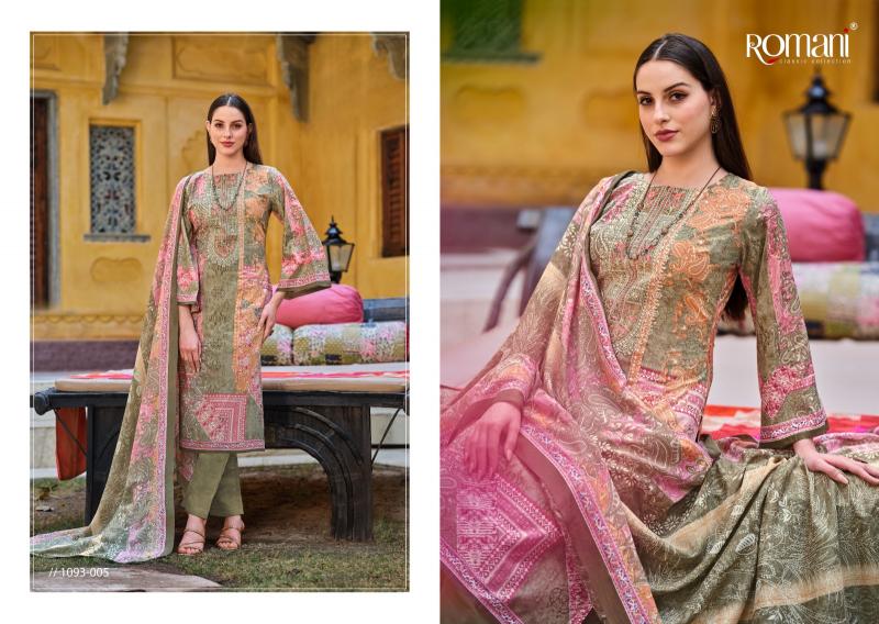 Romani Aarzu Vol 10 Catalog Soft cotton dress materials wholesale in delhi