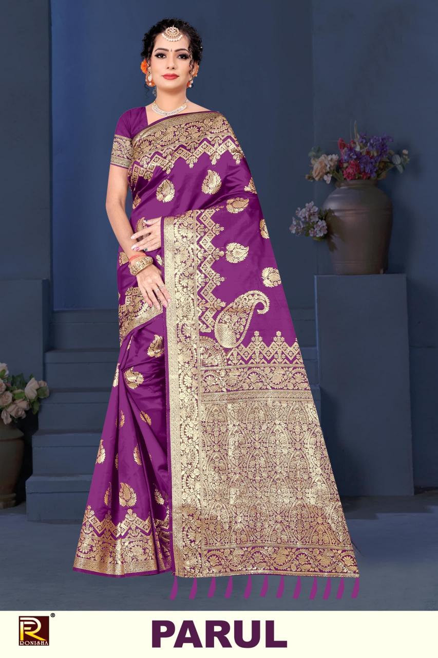 Ronisha Parul Catalog gst on sarees in india