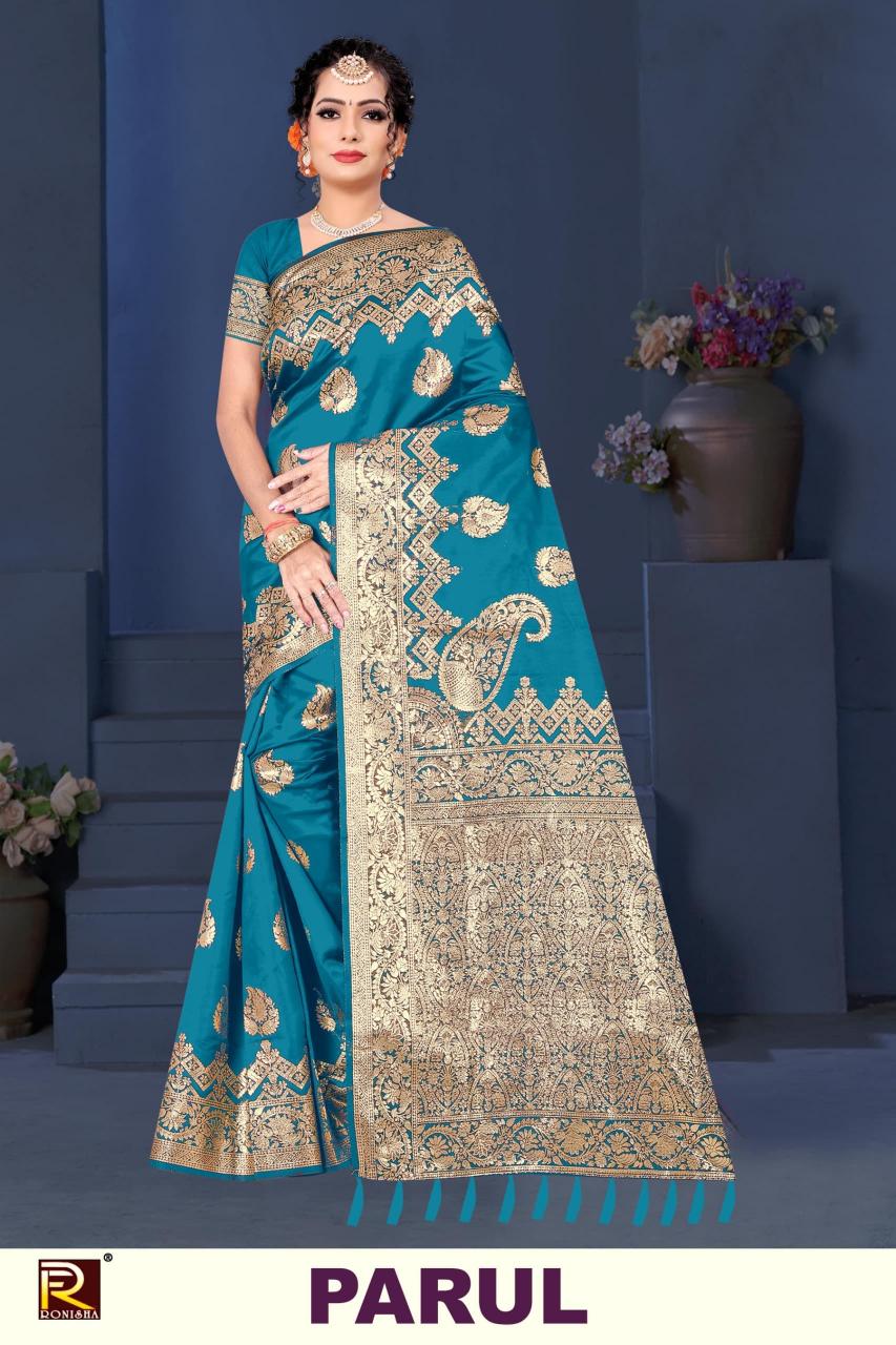 Ronisha Parul Catalog gst on sarees in india