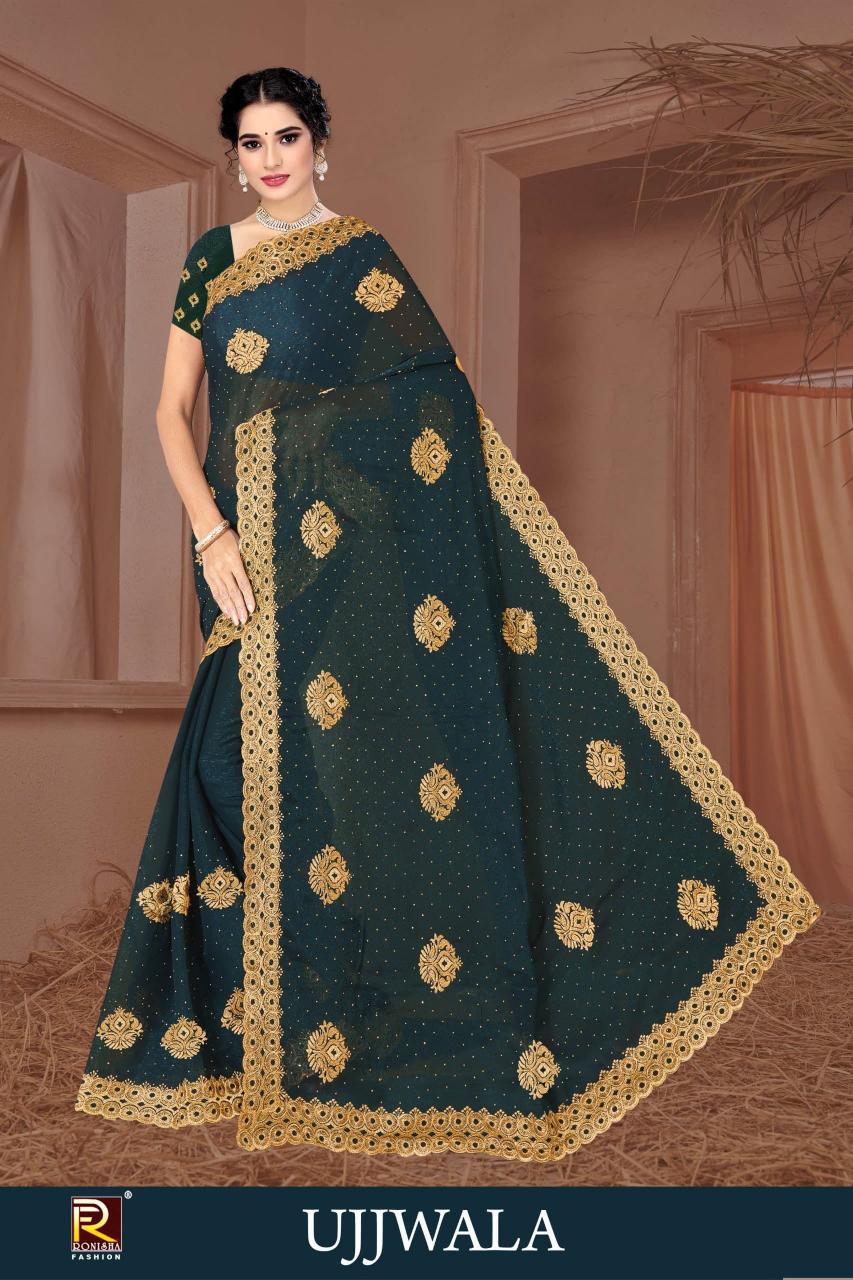 Ronisha Ujjwala replica sarees india