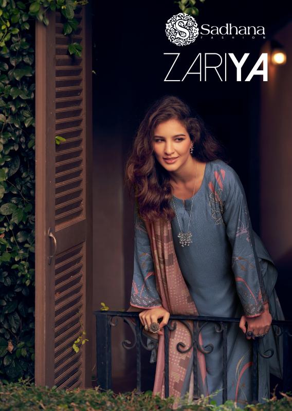 Sadhana Fashion Zariya Pure Musline Silk Salwar Kameez Wholesale Catalog 