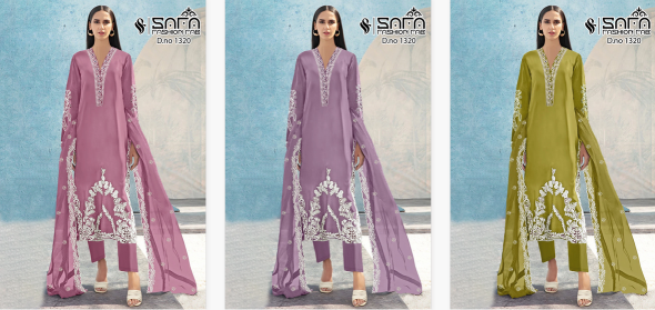 Safa Fashion Fab 1320 Ready Made Pakistani Suit Wholesale Catalog