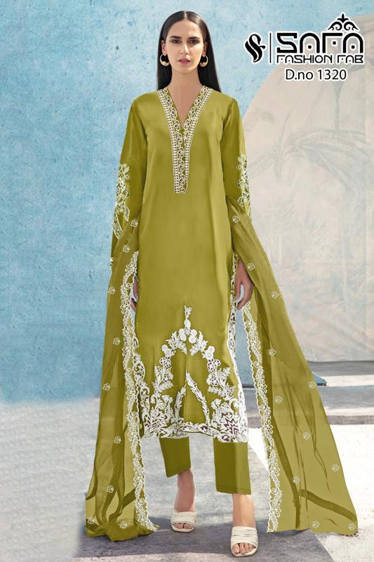 Safa Fashion Fab 1320 Ready Made Pakistani Suit Wholesale Catalog