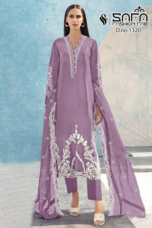 Safa Fashion Fab 1320 Ready Made Pakistani Suit Wholesale Catalog