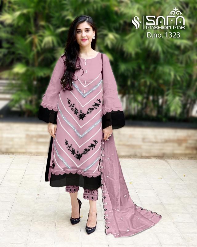 Safa Fashion Fab 1323 Catalog Ready Made Pakistani Suit Wholesale Catalog 