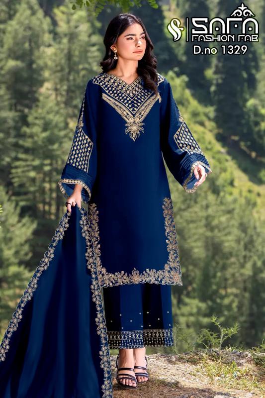 Safa Fashion Fab 1329 Catalog Ready Made pakistani suits material online