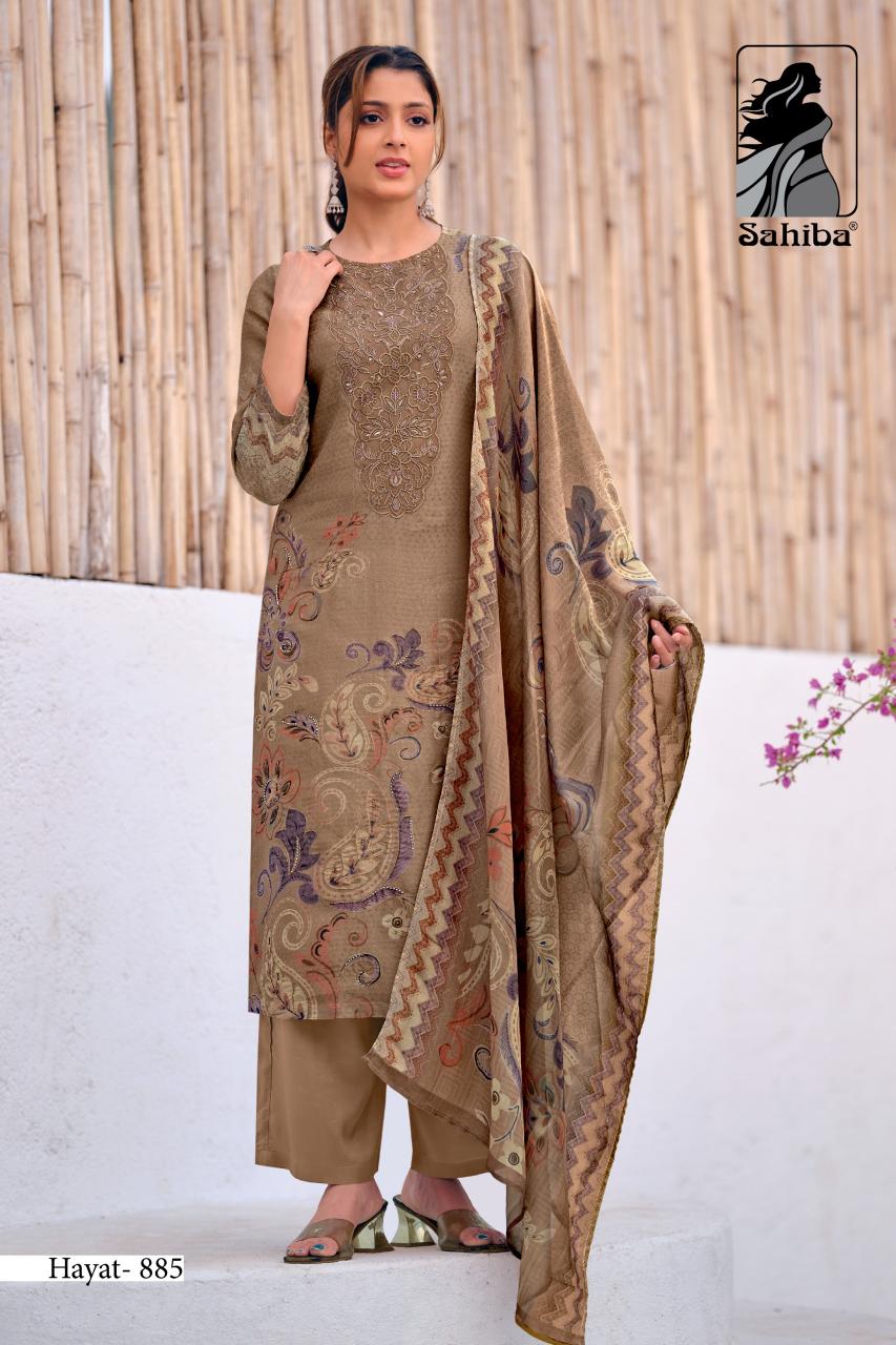 Sahiba Hayat wholesale unstitched salwar kameez material online india