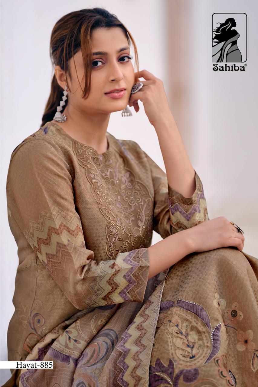 Sahiba Hayat wholesale unstitched salwar kameez material online india