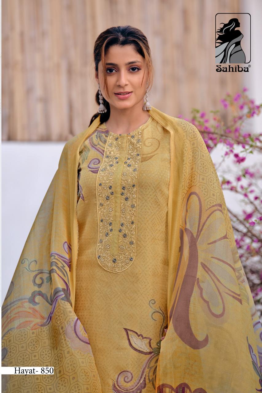 Sahiba Hayat wholesale unstitched salwar kameez material online india