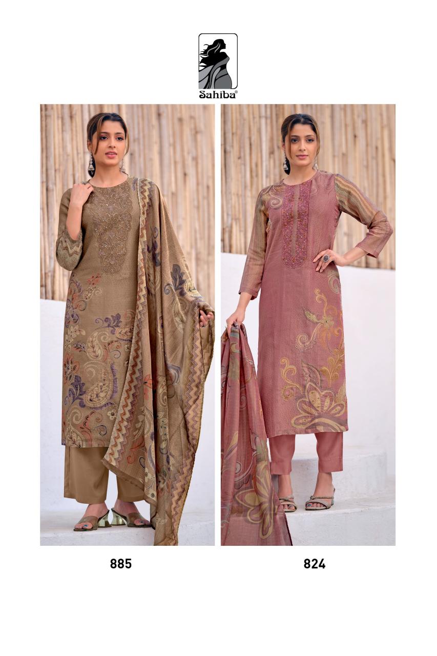 Sahiba Hayat wholesale unstitched salwar kameez material online india