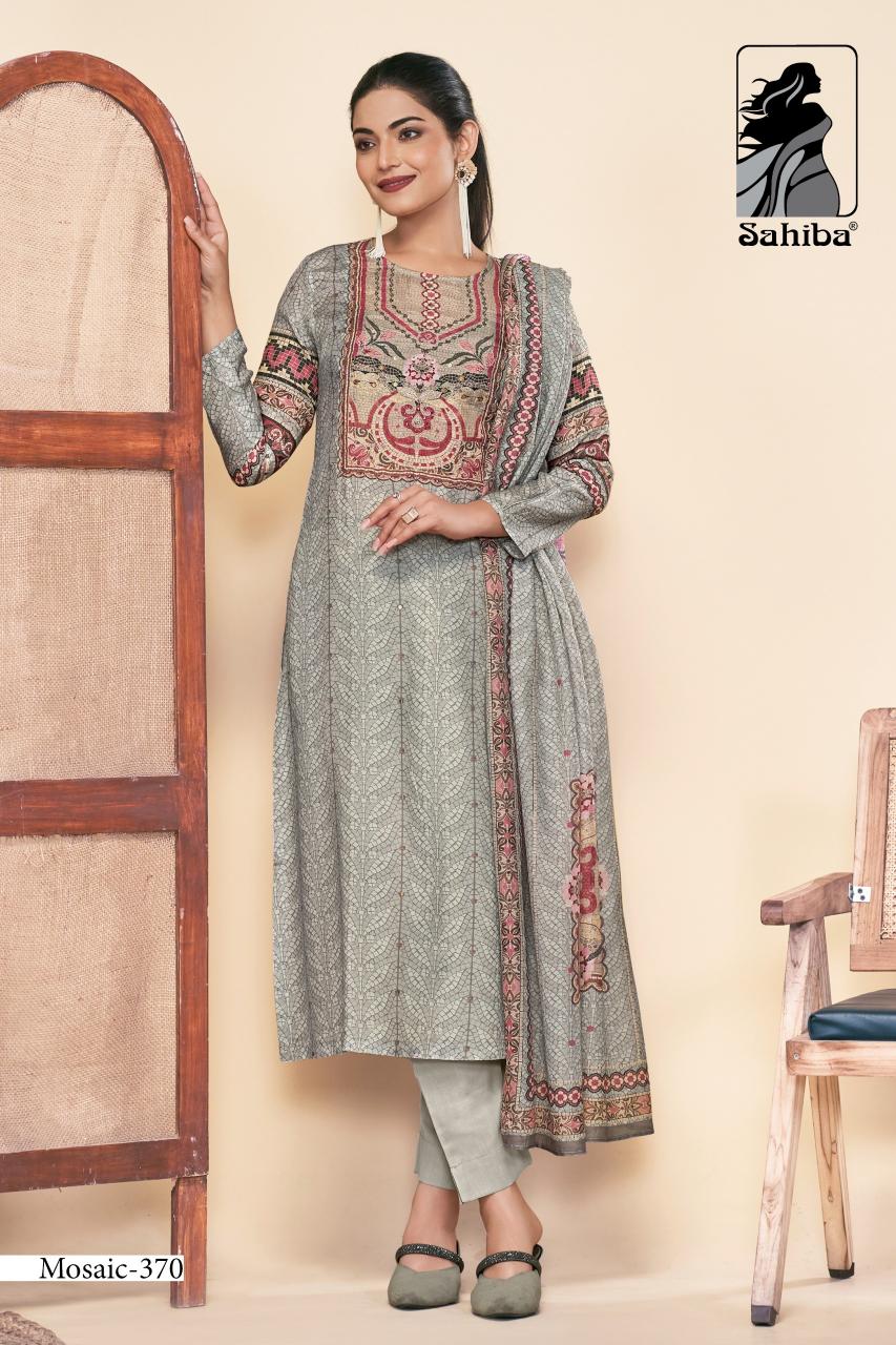 Sahiba Mosaic unstitched salwar kameez wholesalers kolkata