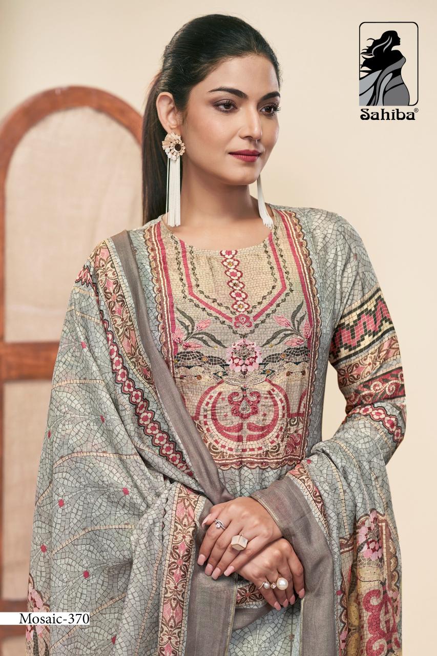 Sahiba Mosaic unstitched salwar kameez wholesalers kolkata