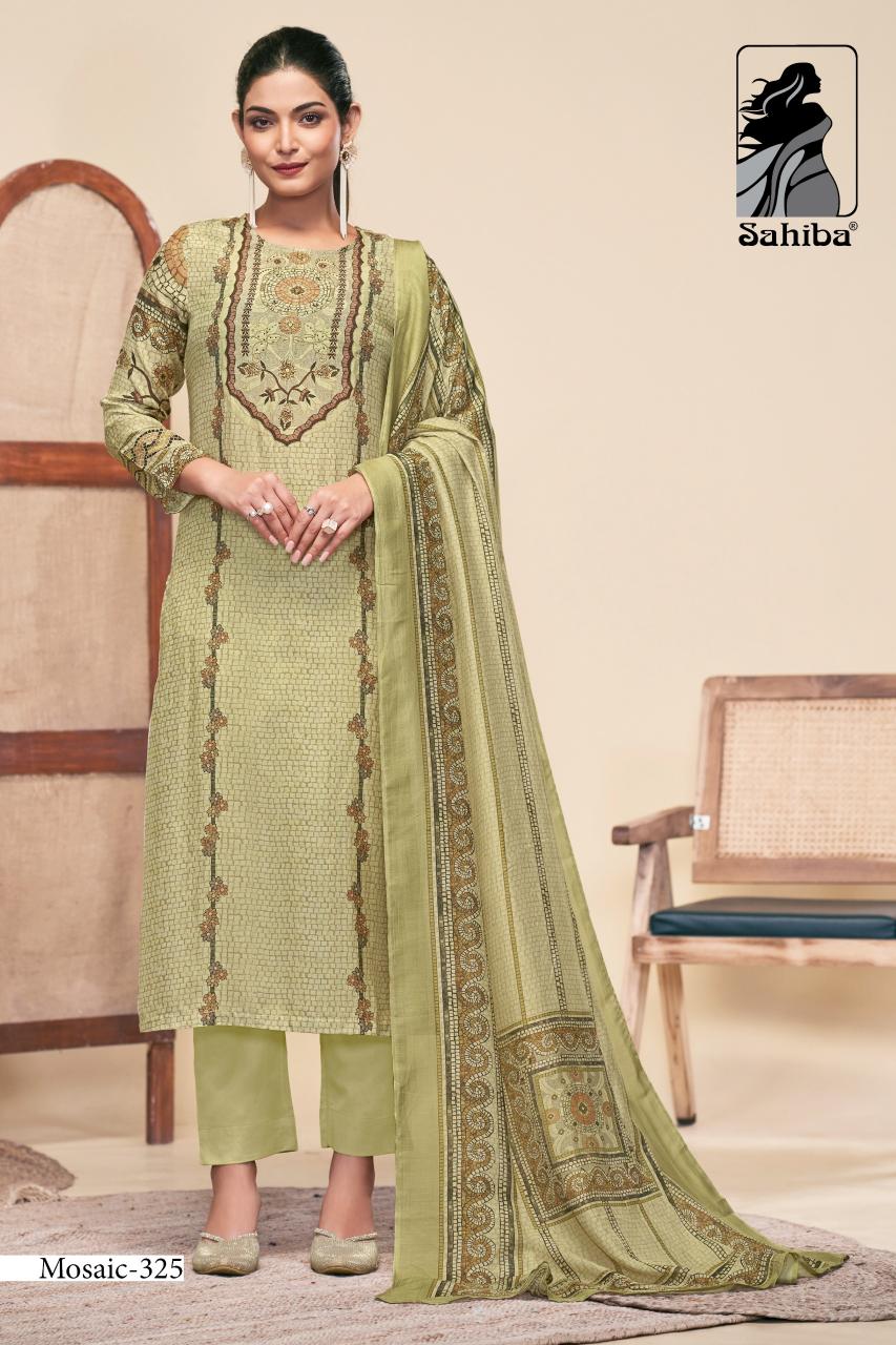 Sahiba Mosaic unstitched salwar kameez wholesalers kolkata