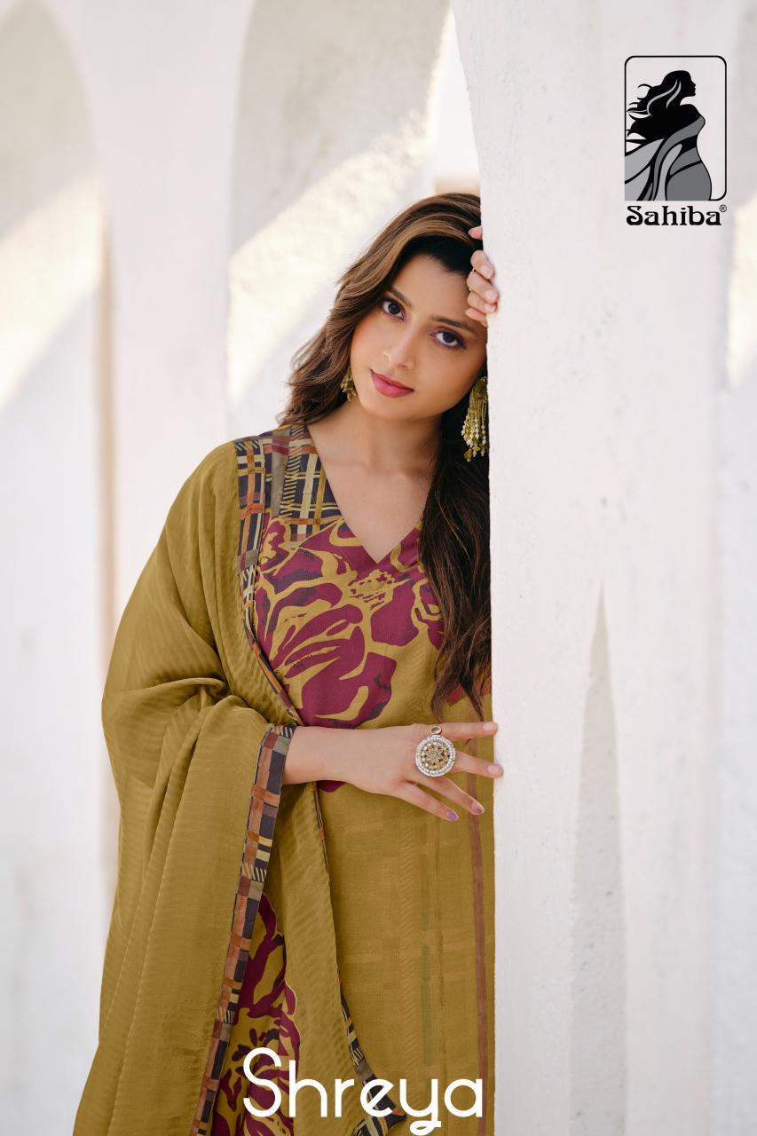 Sahiba Shreya unstitched salwar kameez wholesale Catalog 