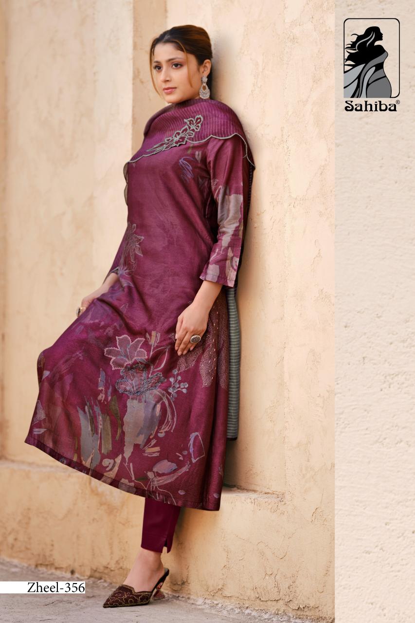 Sahiba Zheel Catalog Pure Russian Silk Salwar Suits