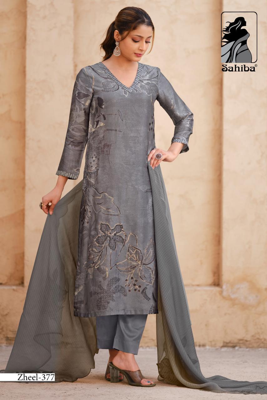 Sahiba Zheel Catalog Pure Russian Silk Salwar Suits