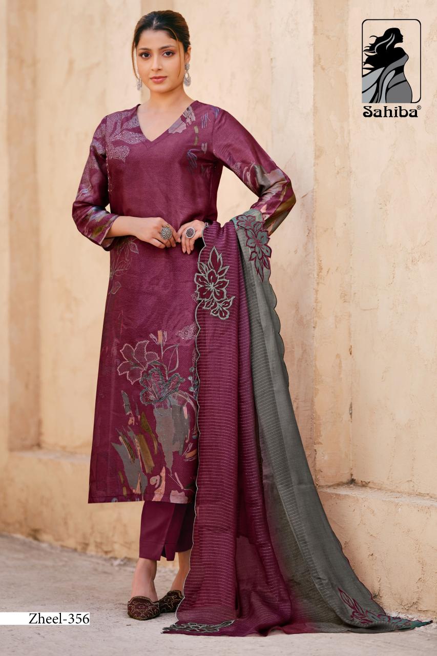 Sahiba Zheel Catalog Pure Russian Silk Salwar Suits