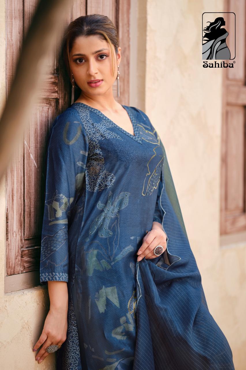 Sahiba Zheel Catalog Pure Russian Silk Salwar Suits