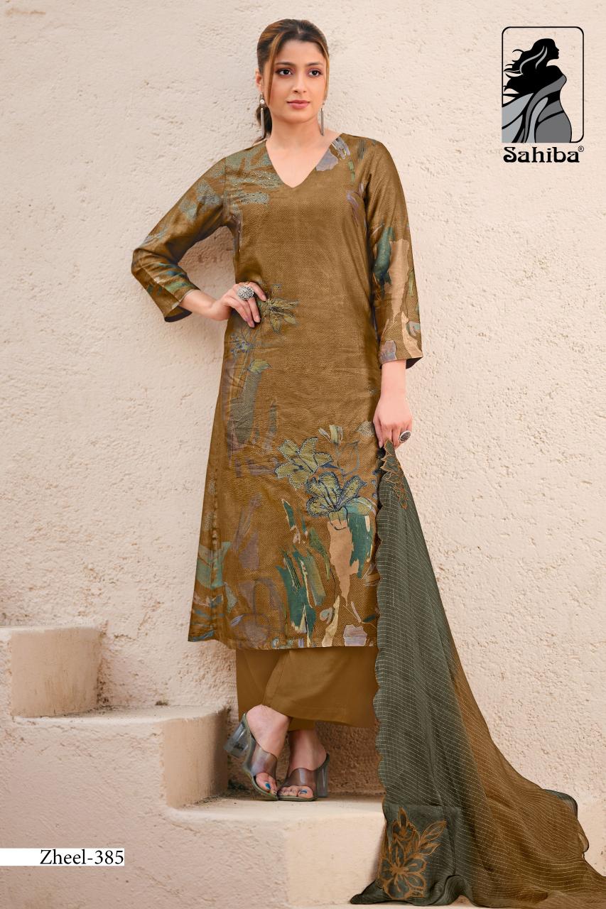 Sahiba Zheel Catalog Pure Russian Silk Salwar Suits