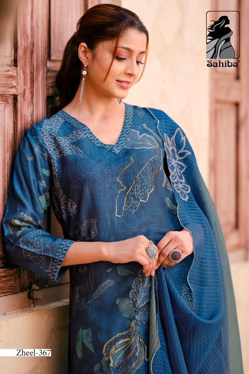 Sahiba Zheel Catalog Pure Russian Silk Salwar Suits