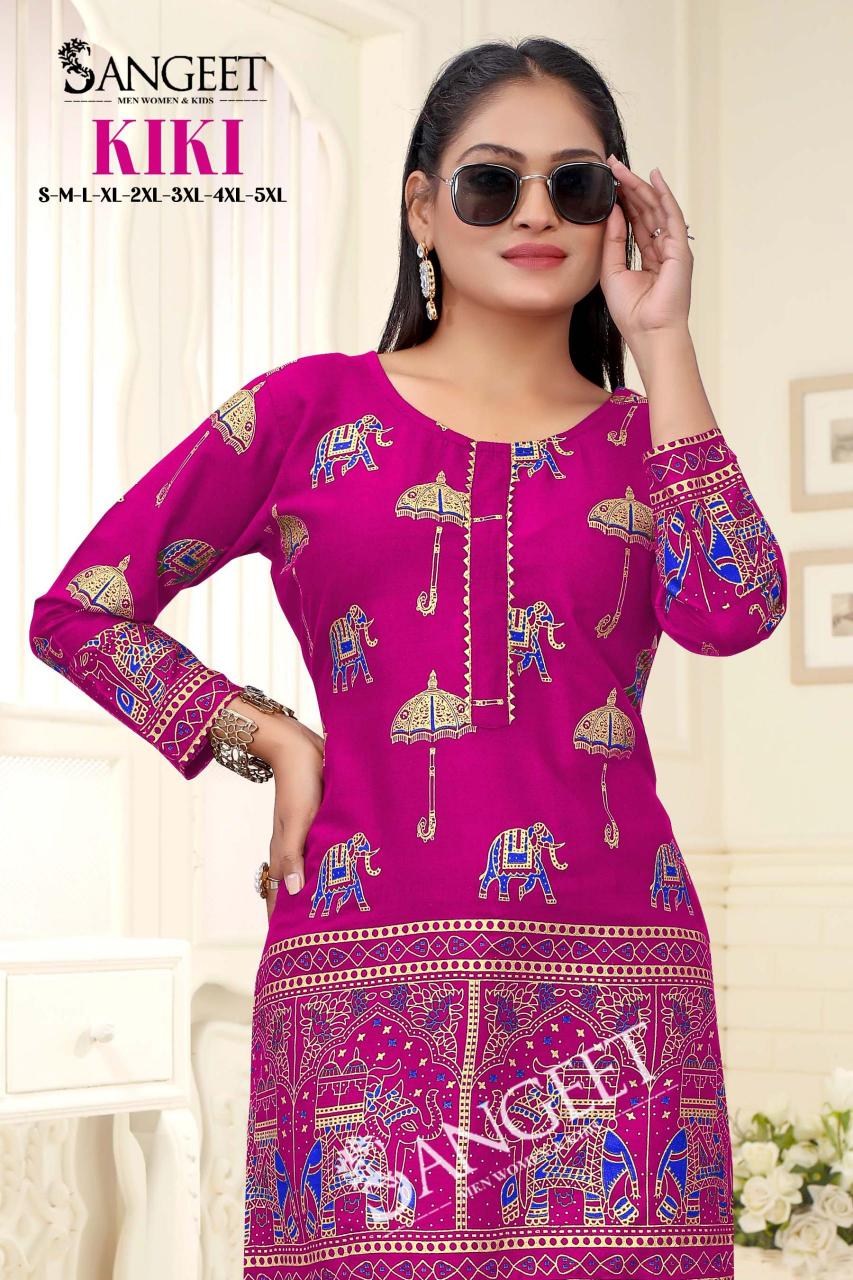 Sangeet Kiki Catalog kurtis manufacturing unit in surat