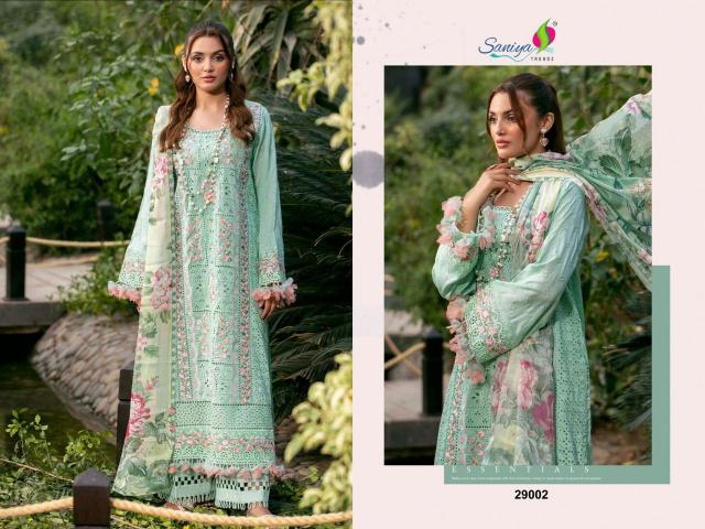 Saniya Adan Libas Chikankari Vol 29 pakistani cotton suit design