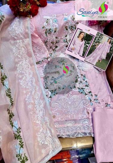 Saniya Maria B Chikankari Catalog pakistani suits in lucknow