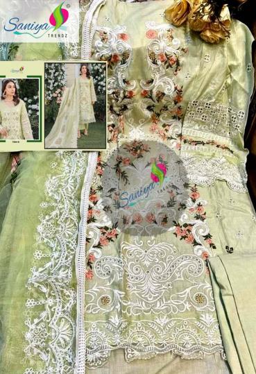 Saniya Maria B Chikankari Catalog pakistani suits in lucknow